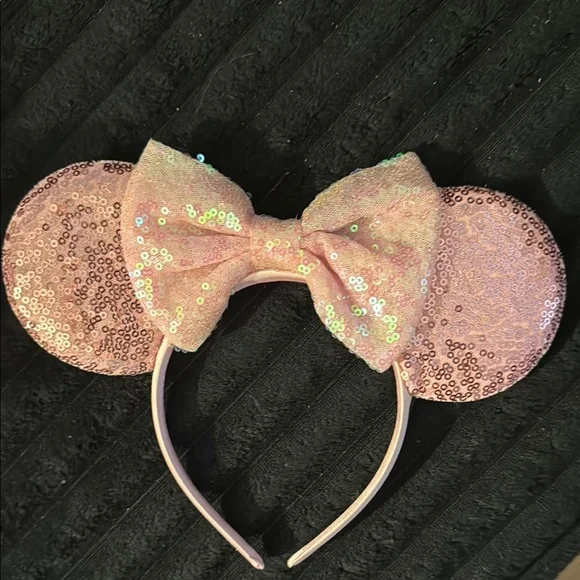 Pink and White Dance Costume with Tulle Skirt and Cap Sleeves - Picture 2 of 3